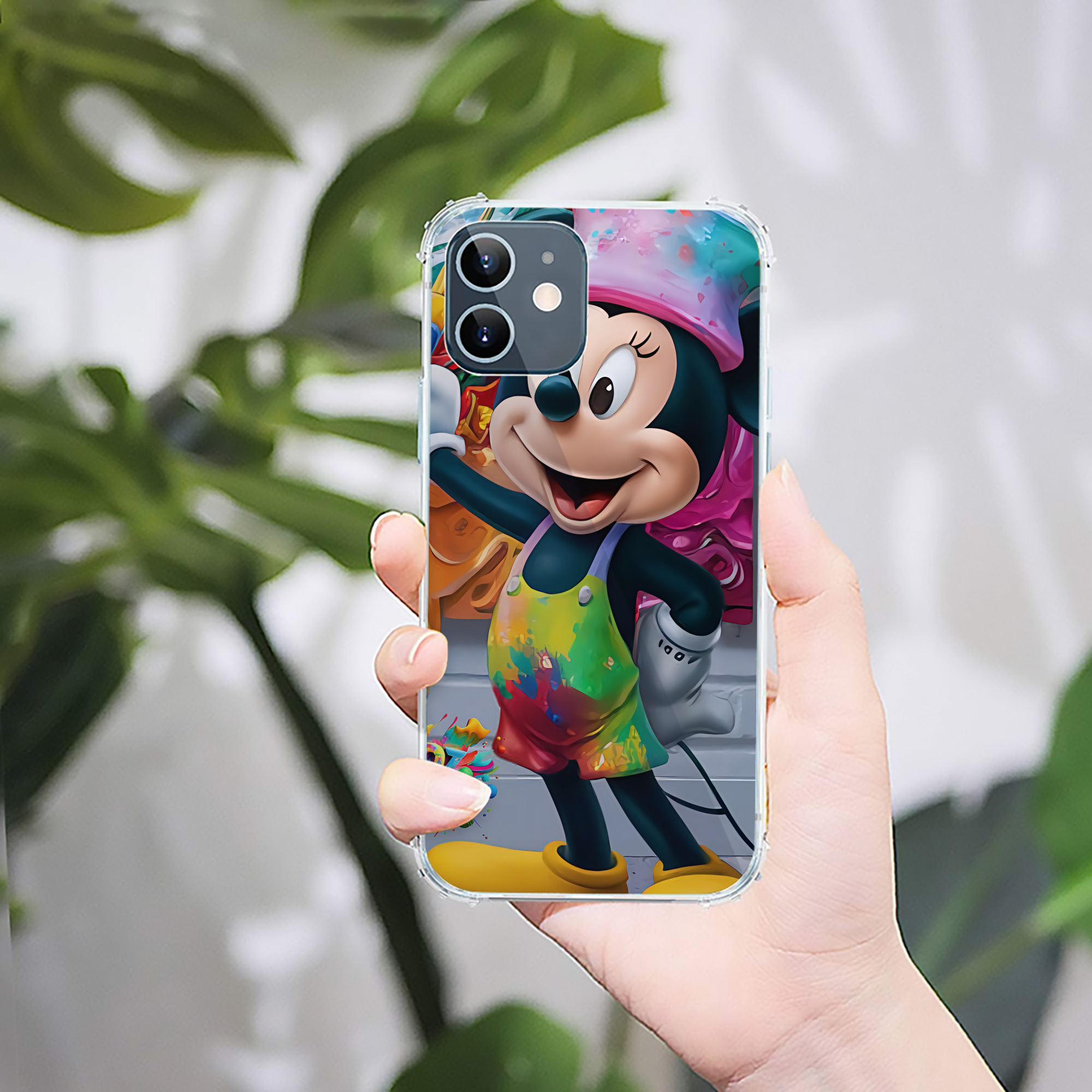 ミッキーマウス Mickey Mouse 【iPhone 12シリーズ対応】透明スマホケース（クリアソフトケース）